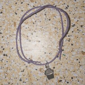 Cupcake charm bracelet/anklet all sizes